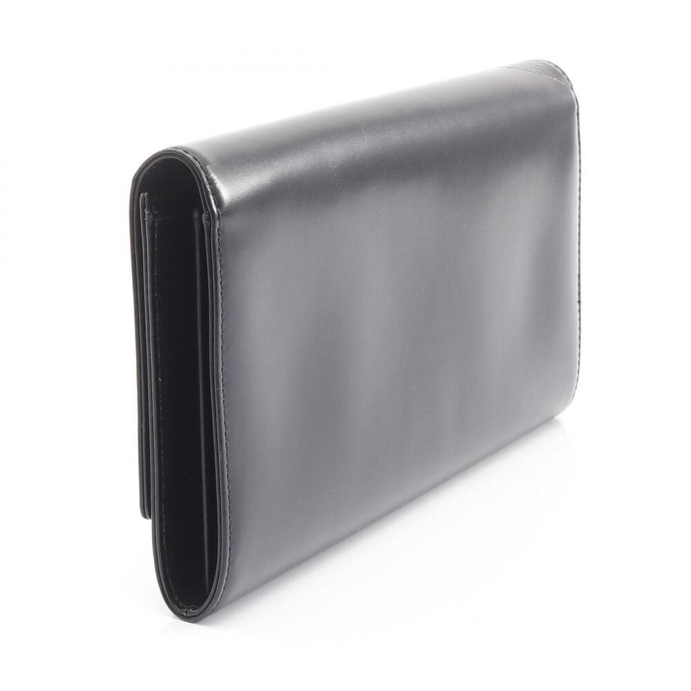 Louis Vuitton Aegean Opera Leather Shoulder Bag Clutch Black